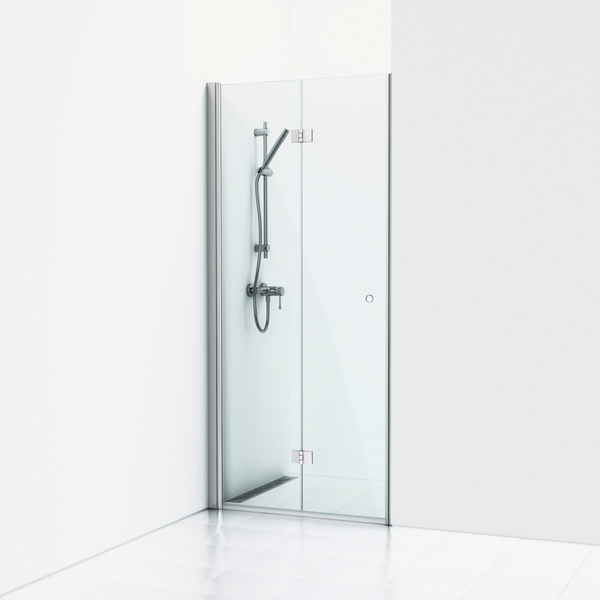 Suihkuseinä Svedbergs Skoga taitettava 67x198 kiilt/kirkas lasi 1-ov rengasvedin