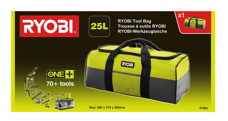 Työkalulaukku Ryobi RTB02 ONE+-koneille