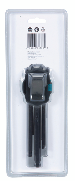 Kuusiokoloavainsarja Makita 9-osainen