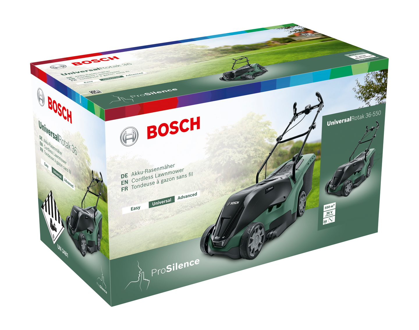 Akkuruohonleikkuri Bosch universalrotak 36-550 1x4,0Ah