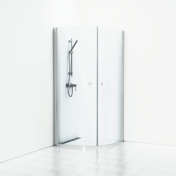 Suihkukulma Svedbergs Skoga puolipyöreä 90x90x198 kiilt/kirkas rengasvedin