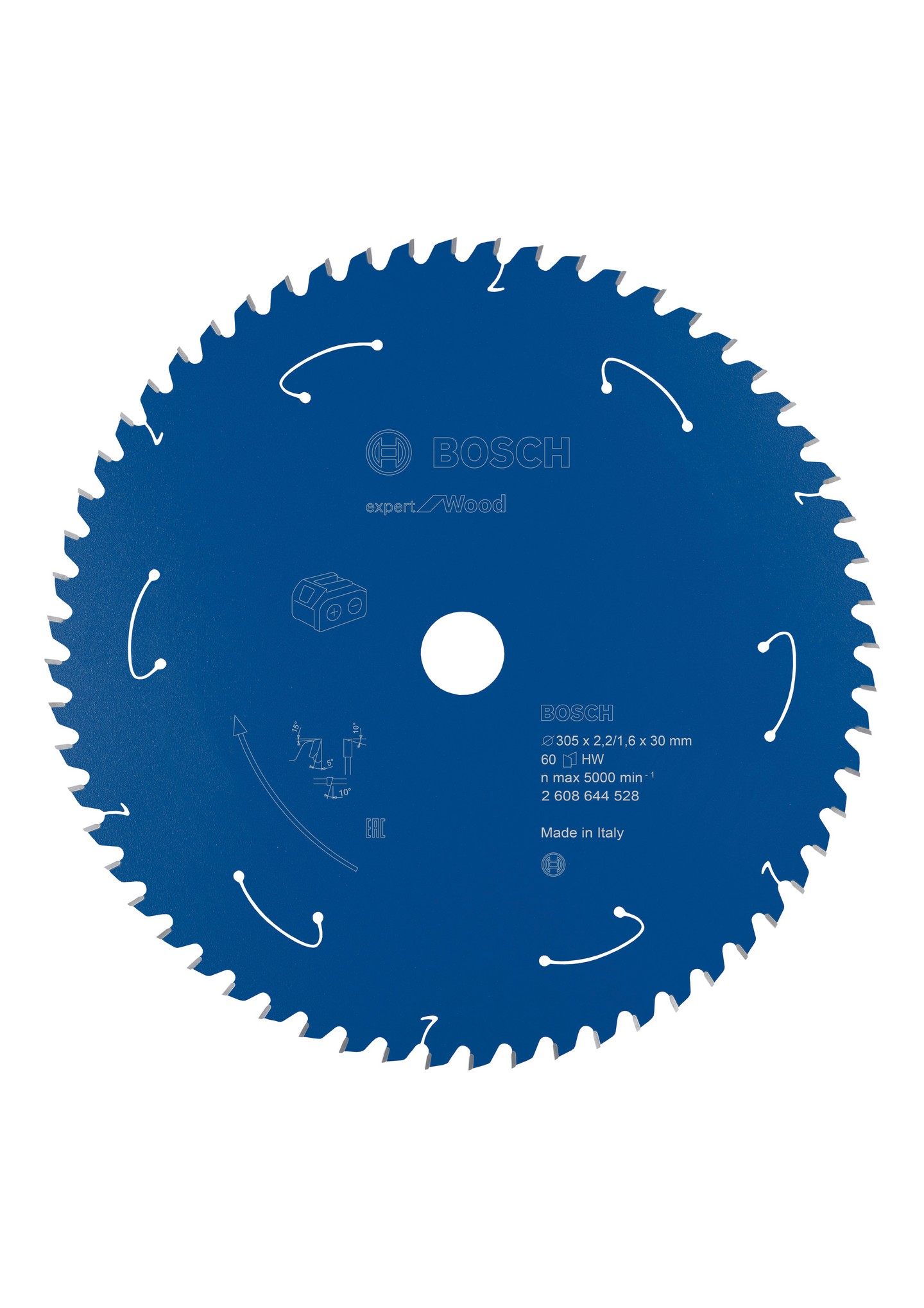 Pyörösahanterä Bosch Expert for Wood 305x30 60T