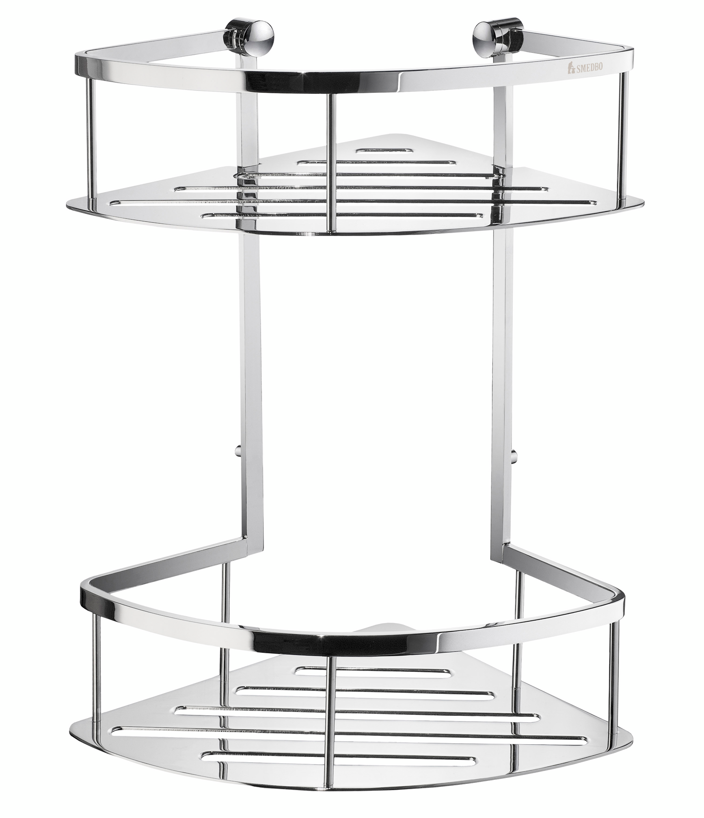 Suihkukori Smedbo Sideline DK3032 kaksoiskulmakori kiillotettu kromi