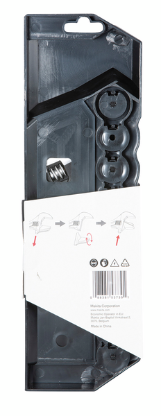 Jakoavain/hylsysarja Makita 11-osainen läpimentävä