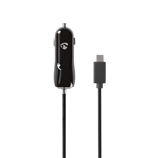 Autolaturi Nedis USB-C 3.0 A musta
