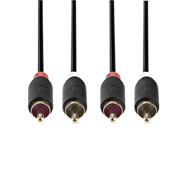 Kaapeli Nedis 2XRCA U-U 2m