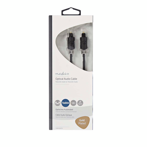 Kaapeli Nedis Toslink uros - Toslink uros 1m