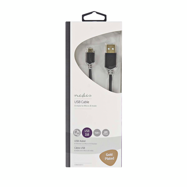 Kaapeli Nedis Micro USB 1m