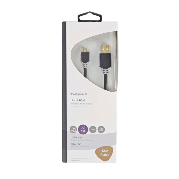 Kaapeli Nedis Micro USB 2m