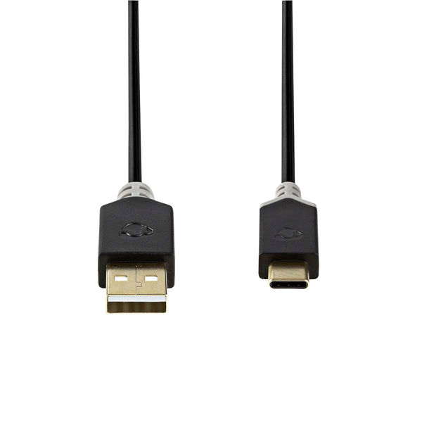 Kaapeli Nedis USB-C 2.0 USB-A uros - USB-C uros 1m