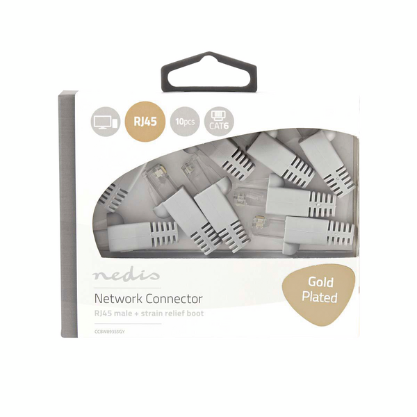 Liittimet Nedis CAT6E RJ45 10kpl
