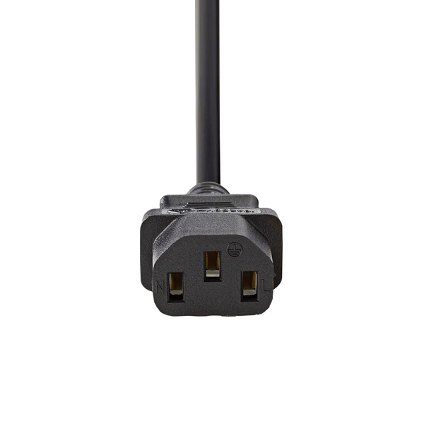Virtakaapeli Nedis C13 2m Schuko IEC-320-C13