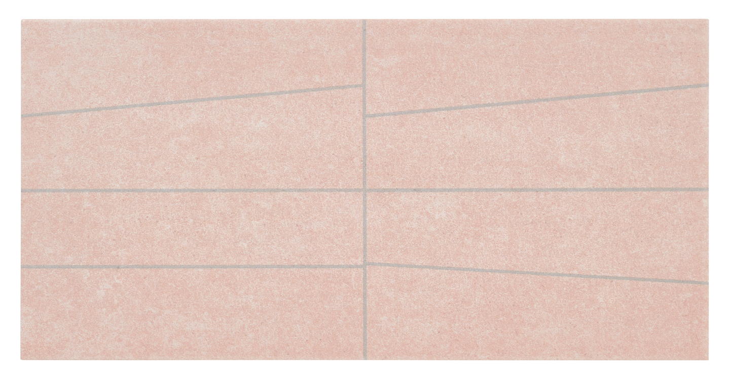 Kuviolaatta Cello Urban Aquarel 20x40 geometrinen roosa 1,2m²