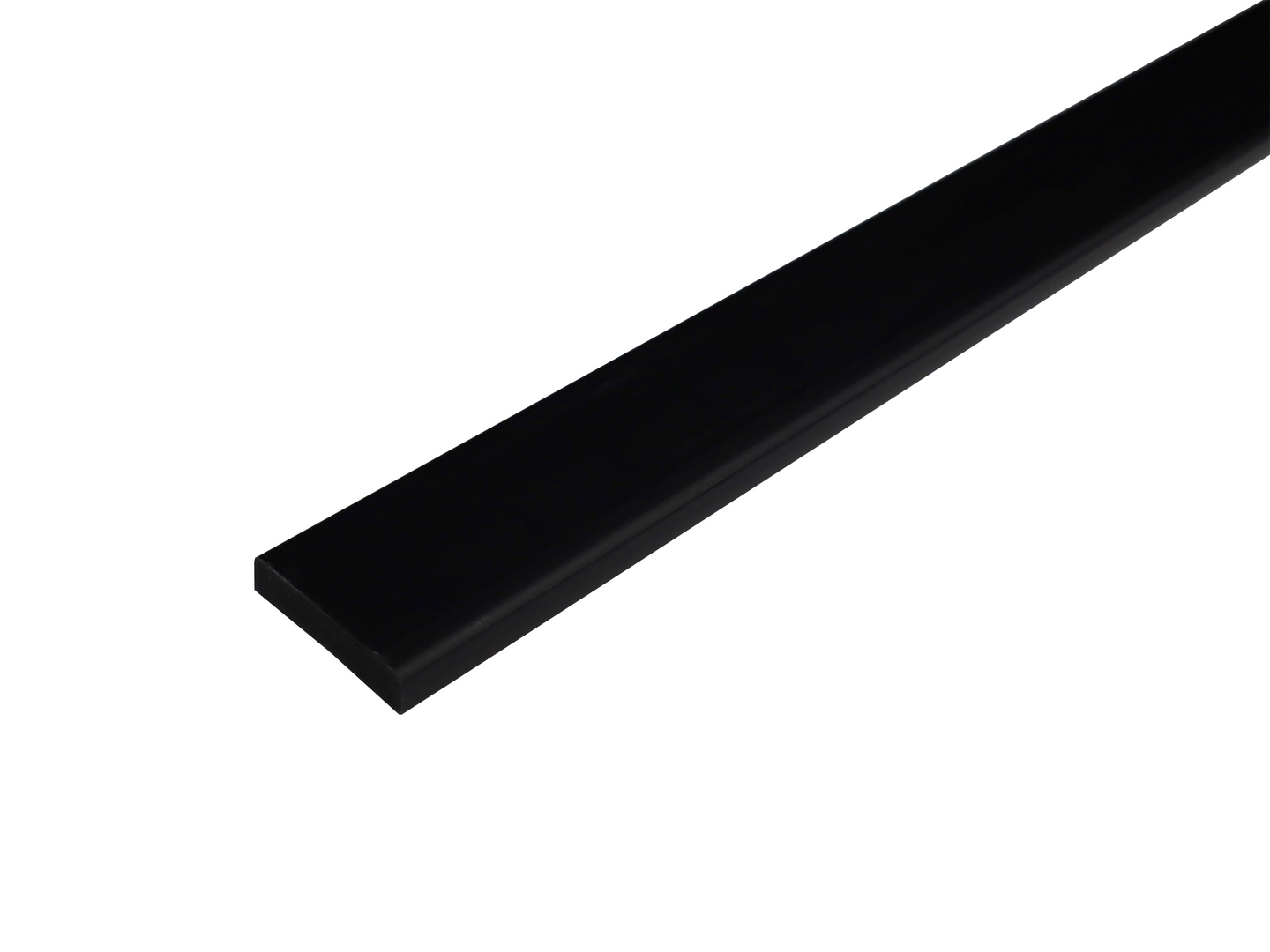 Peitelista 42x10 2200mm PVC PL 42/10-470 musta