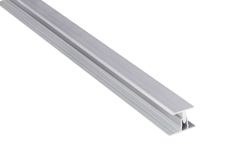 H-saumalista Fibo 2-osainen 2400mm alumiini