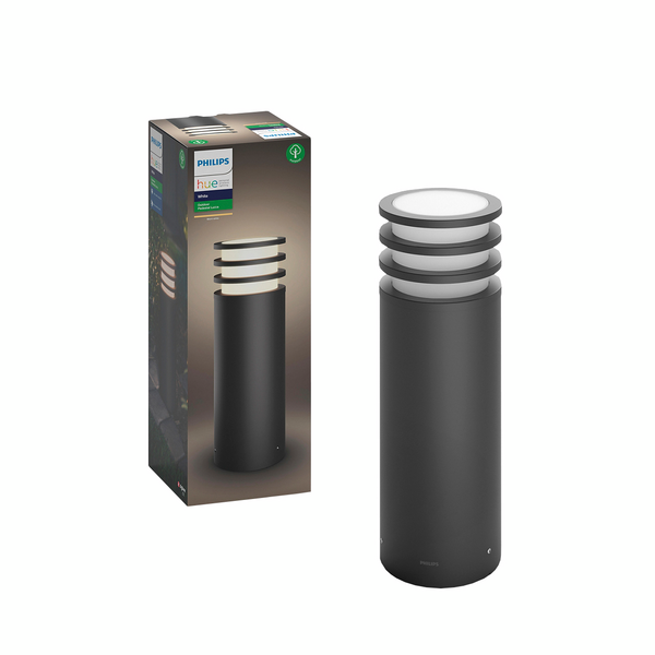 Ulkopylväsvalaisin Philips Hue Lucca 9,5W pieni musta