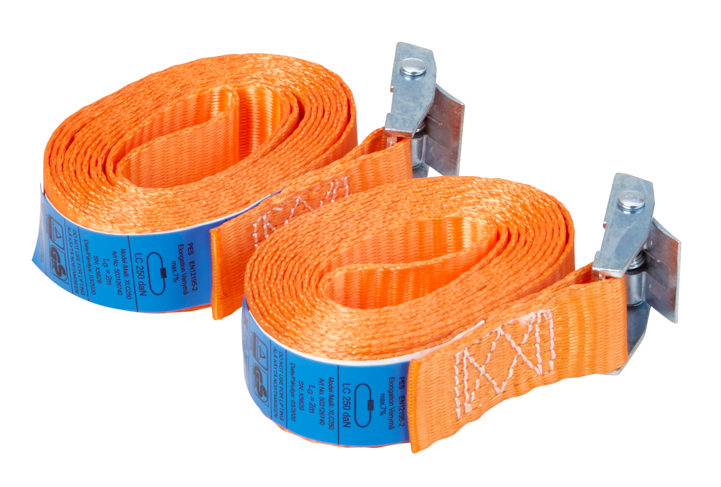 Pikalukkovyö PROF 25mm x 2m 250kg 2kpl