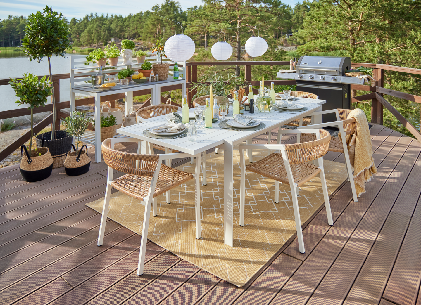 Sisustusmatto Vetro 80x200cm keltainen