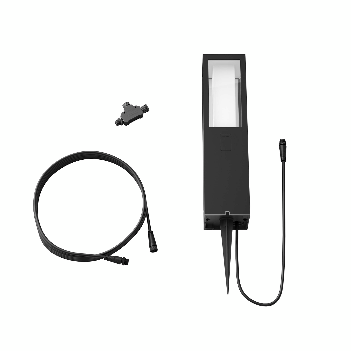 Ulkopylväsvalaisin Philips Hue Impress pieni musta