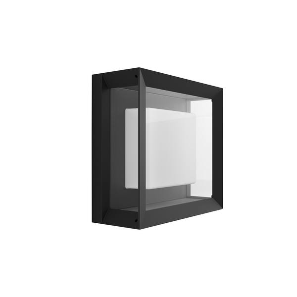 Ulkoseinävalaisin Philips Hue Econic musta