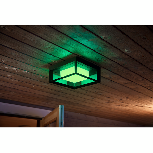 Ulkoseinävalaisin Philips Hue Econic musta