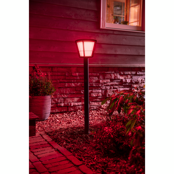 Ulkopylväsvalaisin Philips Hue Econic musta