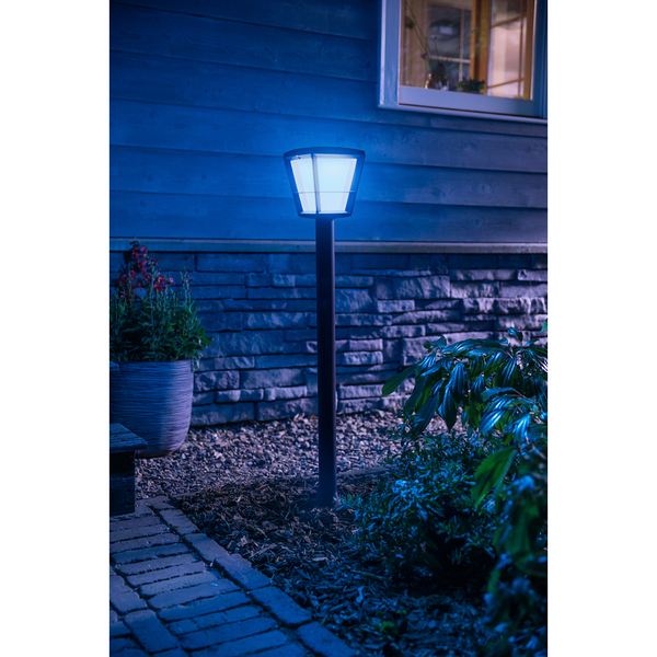 Ulkopylväsvalaisin Philips Hue Econic musta