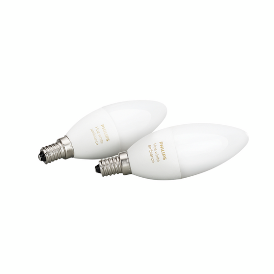 Led-Lampa Philips Hue White Ambiance E14 6W 2-Pack - K-Rauta