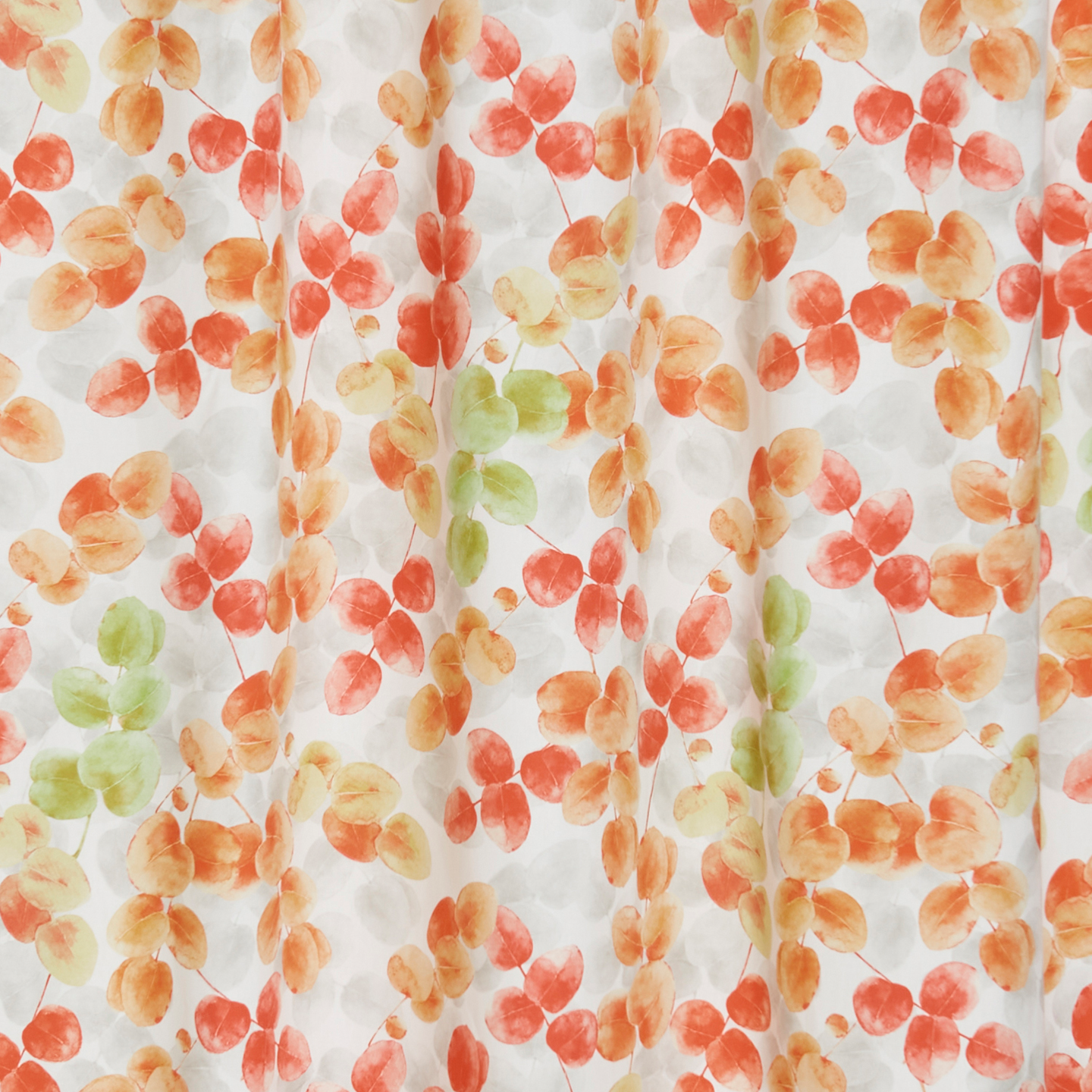 Valmisverho Cello Lehdet oranssi 135x240cm