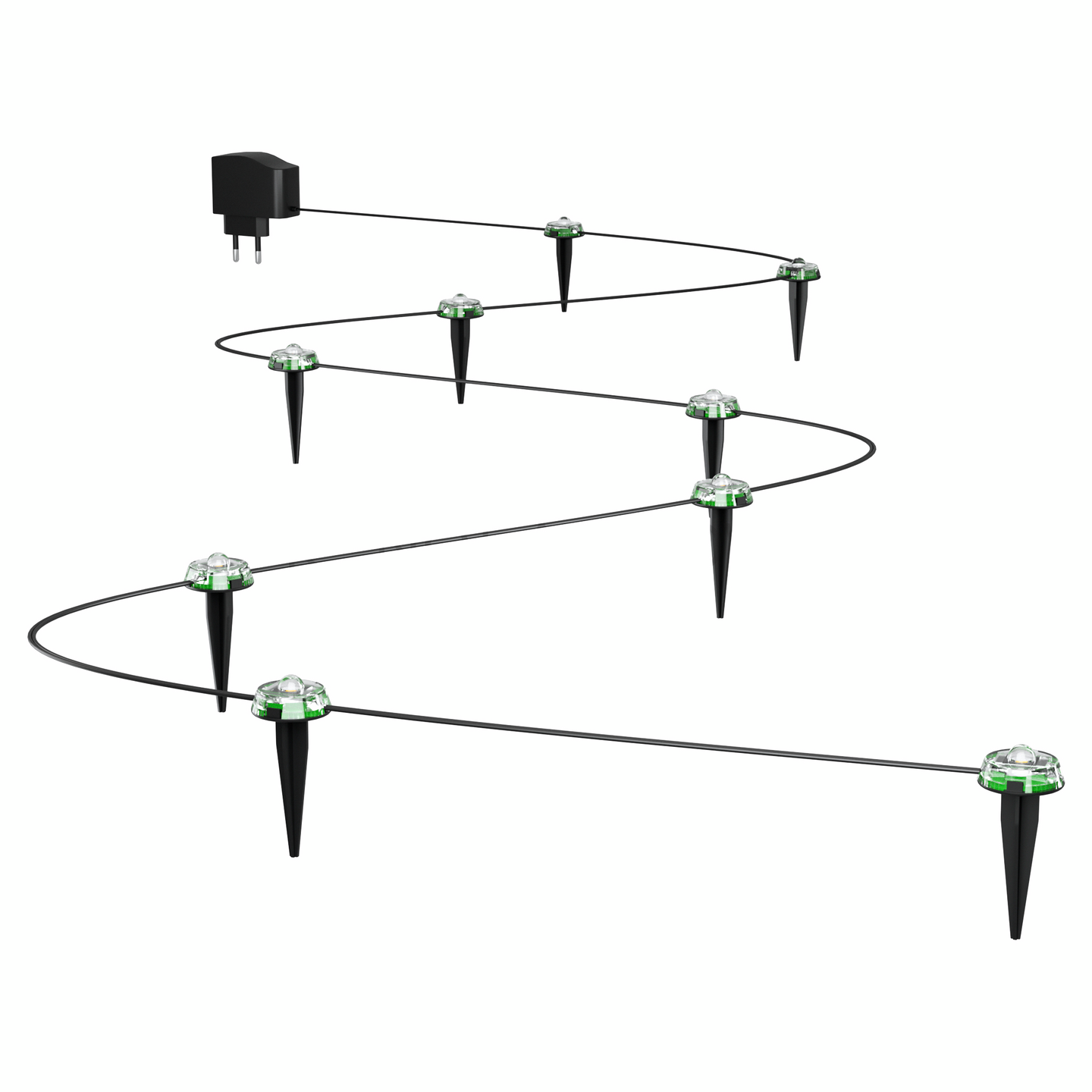 Ulkovalosarja EGLO Spinetoli 9-osainen led IP65