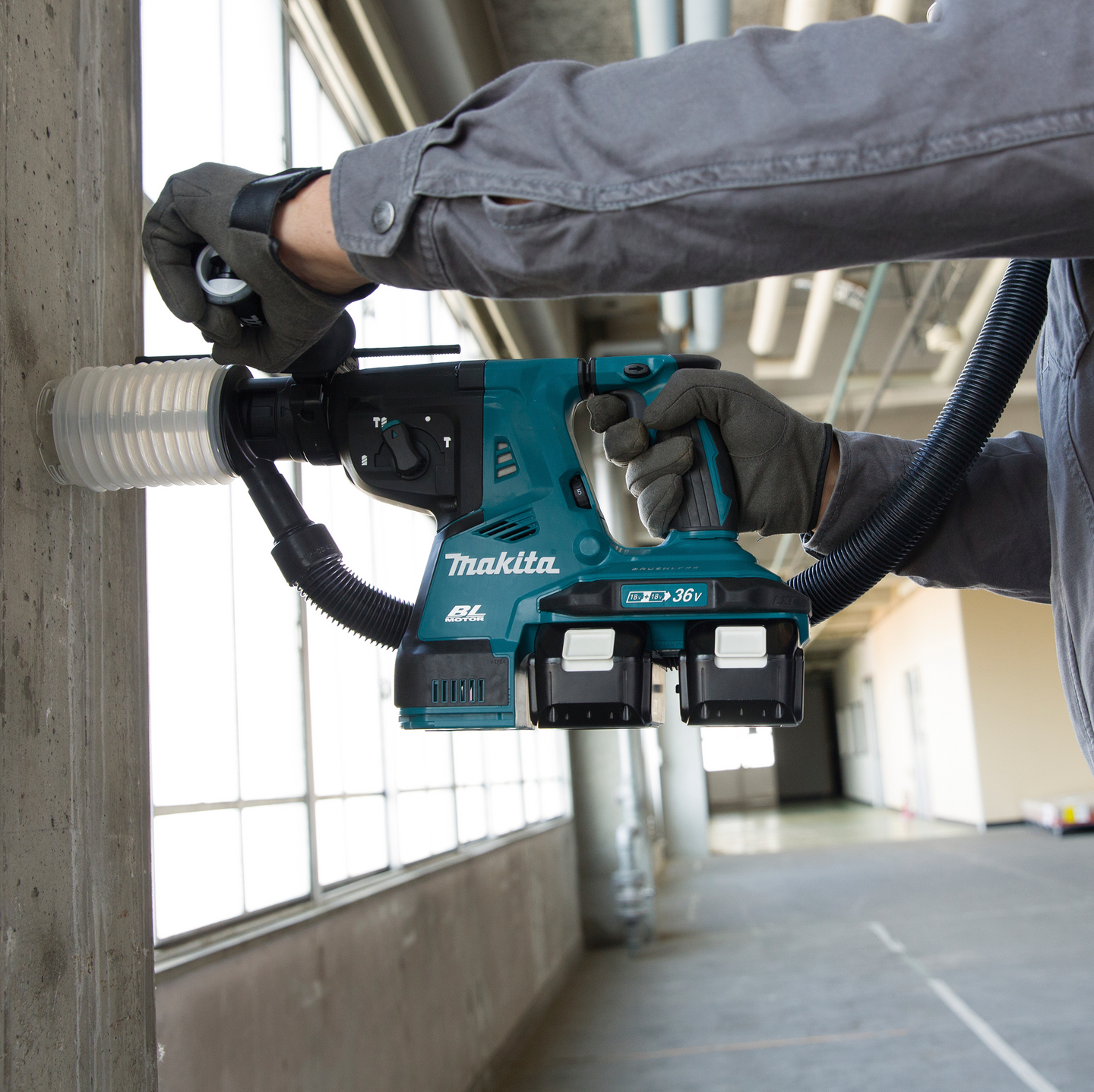 Akkuporavasara Makita DHR280Z 2x18V runko