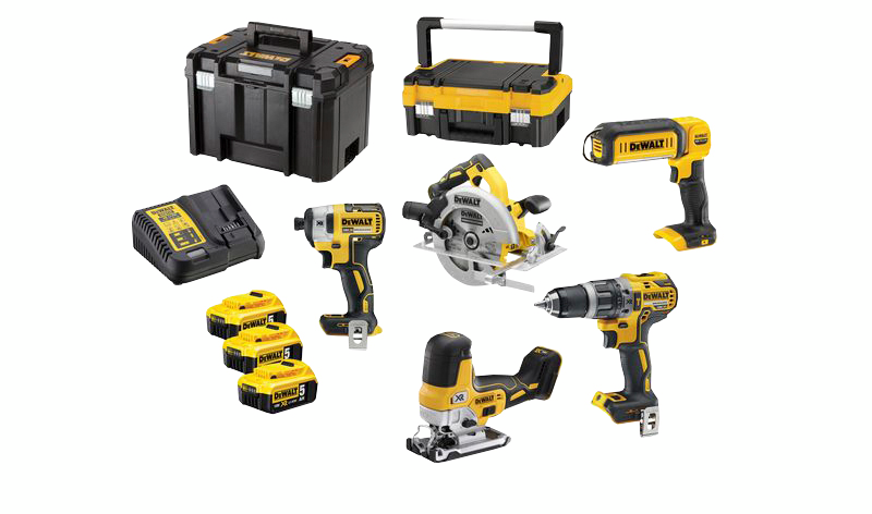 MASKINKIT DEWALT DCK500P3T 3X5,0AH 3XTSTAK 5DELAR 18V