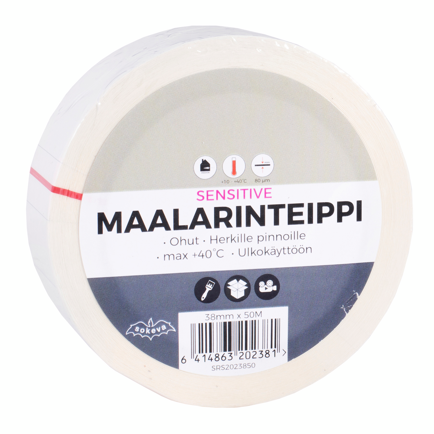 Maalarinteippi Sensitive 19mmx50m