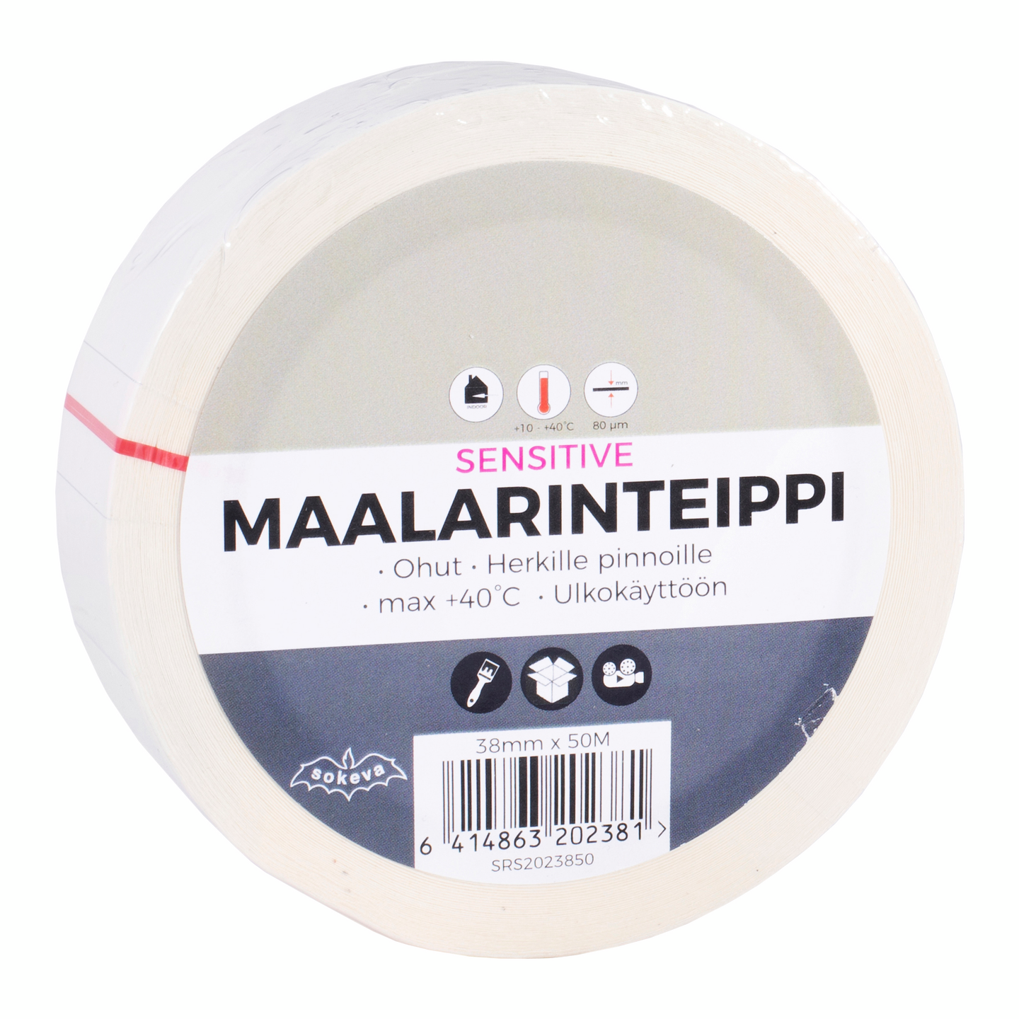 Maalarinteippi Sensitive 25mmx50m