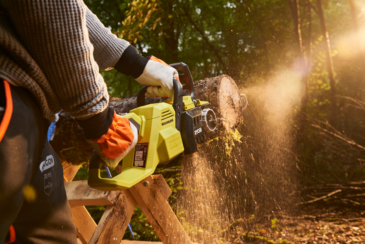 Akkuketjusaha Ryobi RY36CSX35A-150 36V 1x5,0Ah