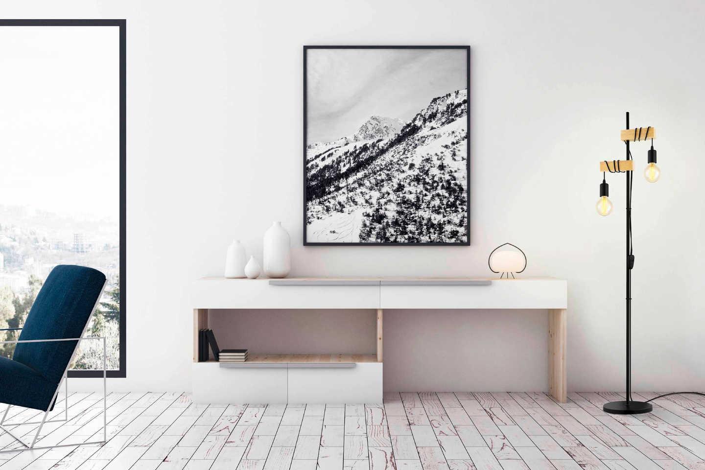 Lattiavalaisin EGLO Townshend 2x10W E27