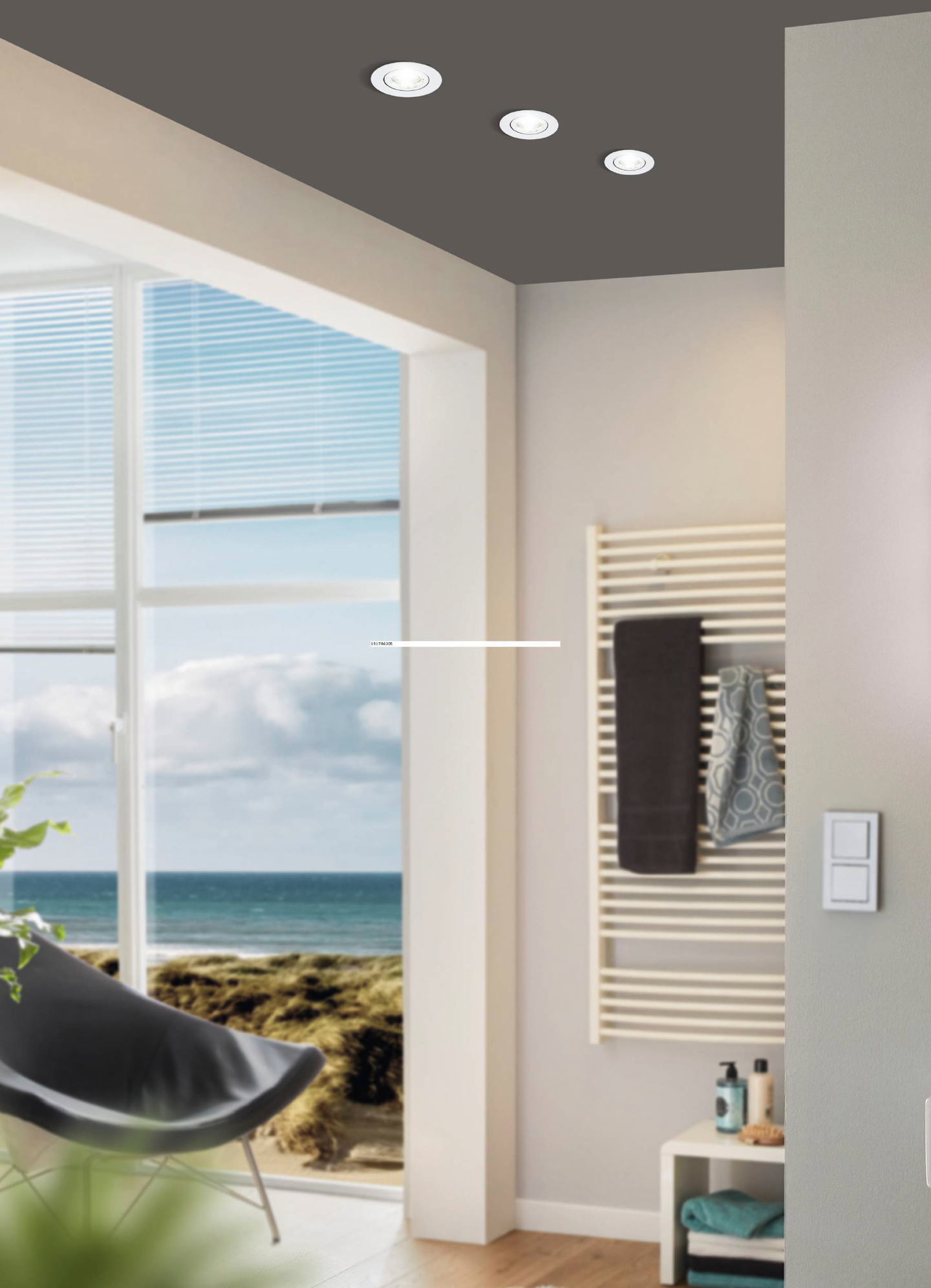 Uppovalaisin EGLO SalIceto 6W 470lm 4000K pyöreä valkoinen