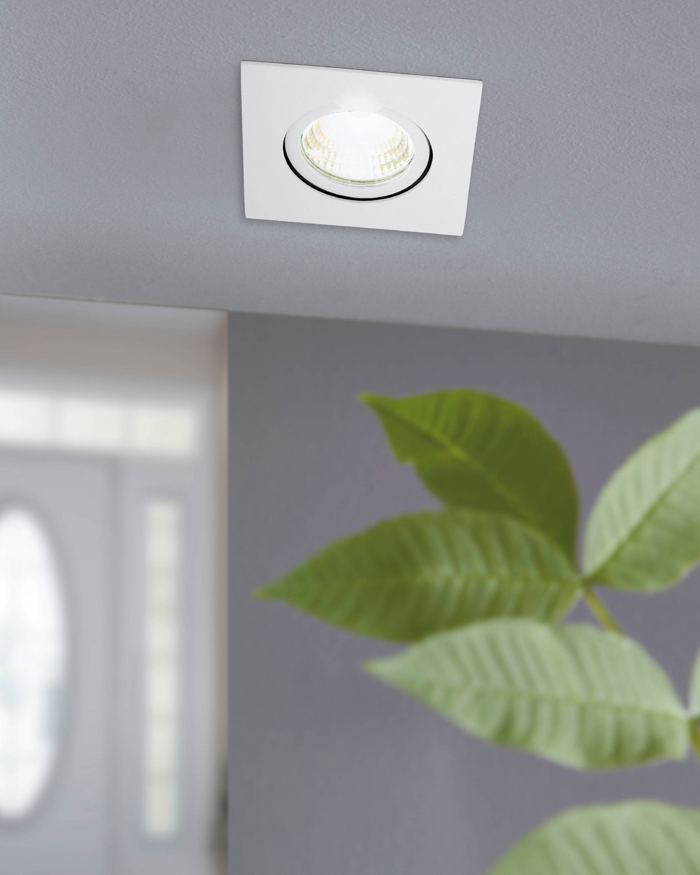 Uppovalaisin EGLO SalIceto 6W 470lm 4000K neliö valkoinen