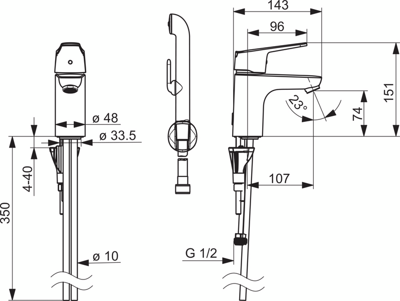 Pesuallashana Oras 1812G Vega bidetta