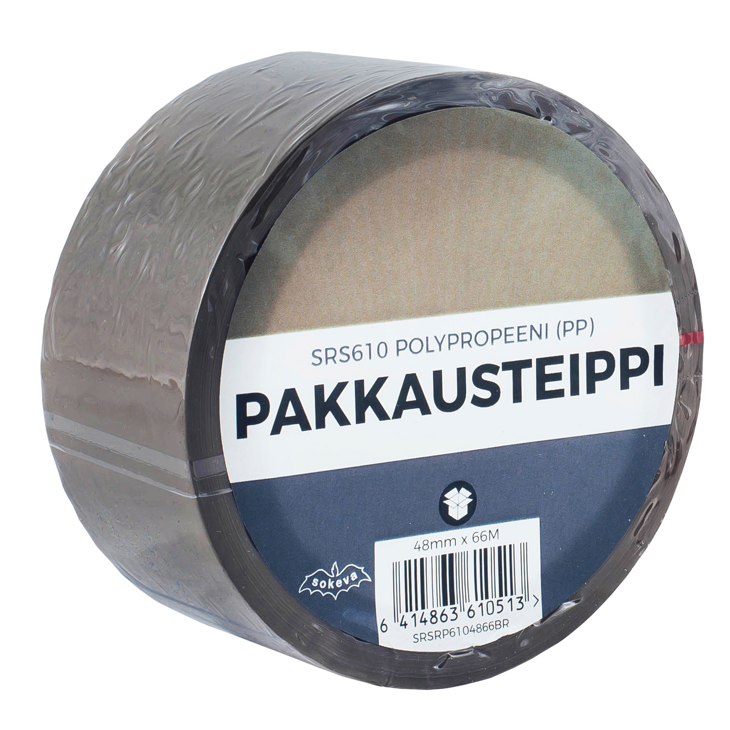 Pakkausteippi PP 48mmx66m ruskea