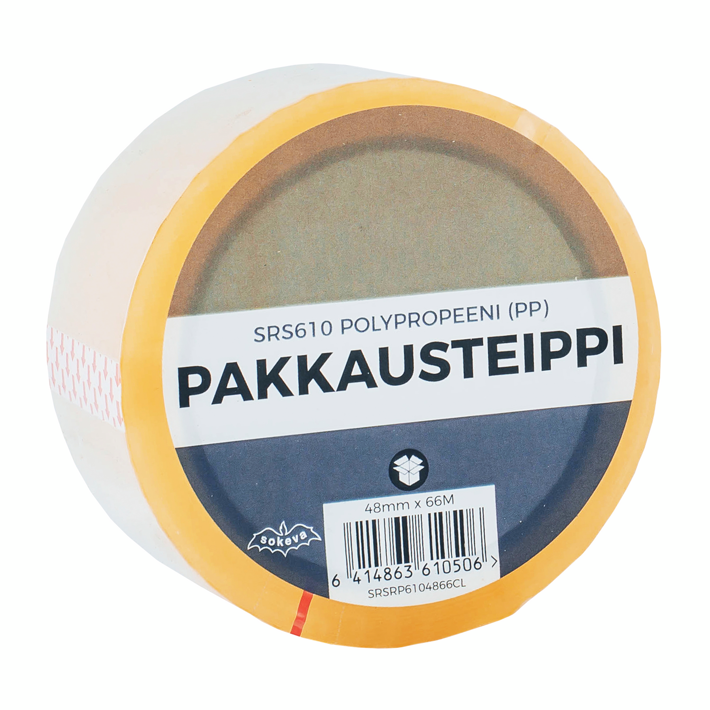 Pakkausteippi PP 48mmx66m kirkas