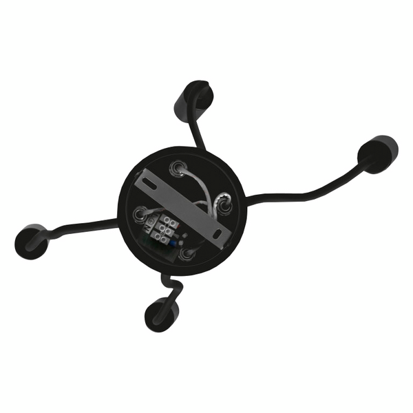 Kattovalaisin LEDVANCE 1906 Pipe Flex 500x500 musta