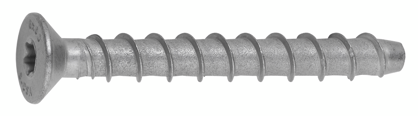 Betoniruuvi Sormat S-CSA CS uppokanta 6x80/25/40 ML pinnoitettu 100kpl