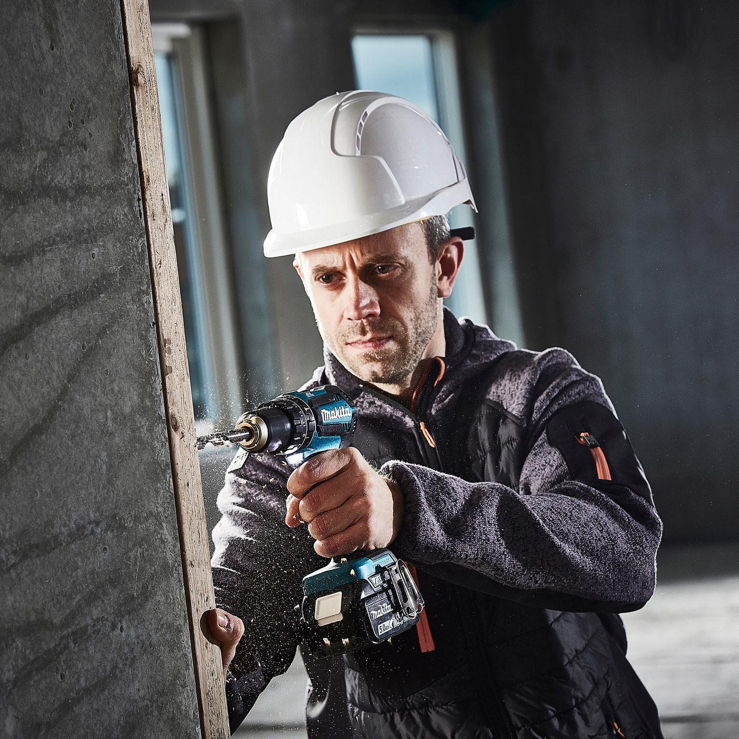 Akkuiskuporakone Makita DHP485 18V hiiliharjaton runko