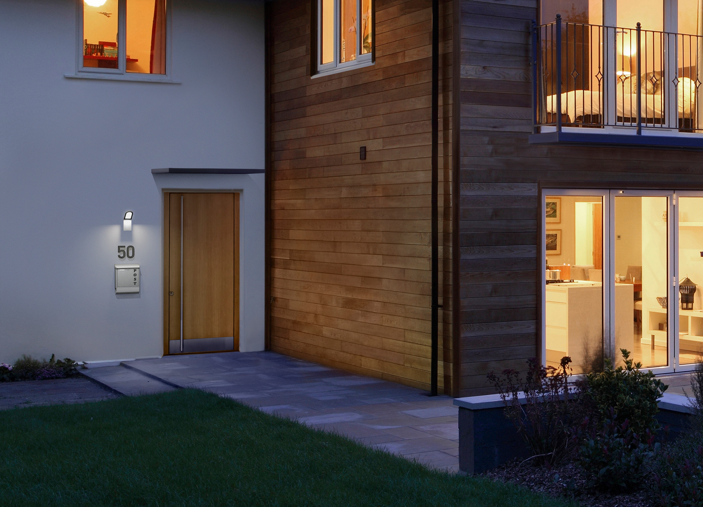 Ulkoseinävalaisin LEDVANCE Endura Style Wall Sensor 740lm harmaa