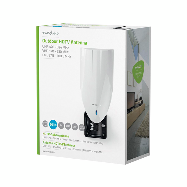 Tv-antenni Nedis ulos 40dB FM/VHF/UHF LTE700
