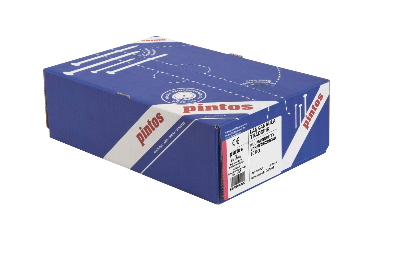 Lankanaula Pintos 50x2,0 kuumasinkitty 6000kpl