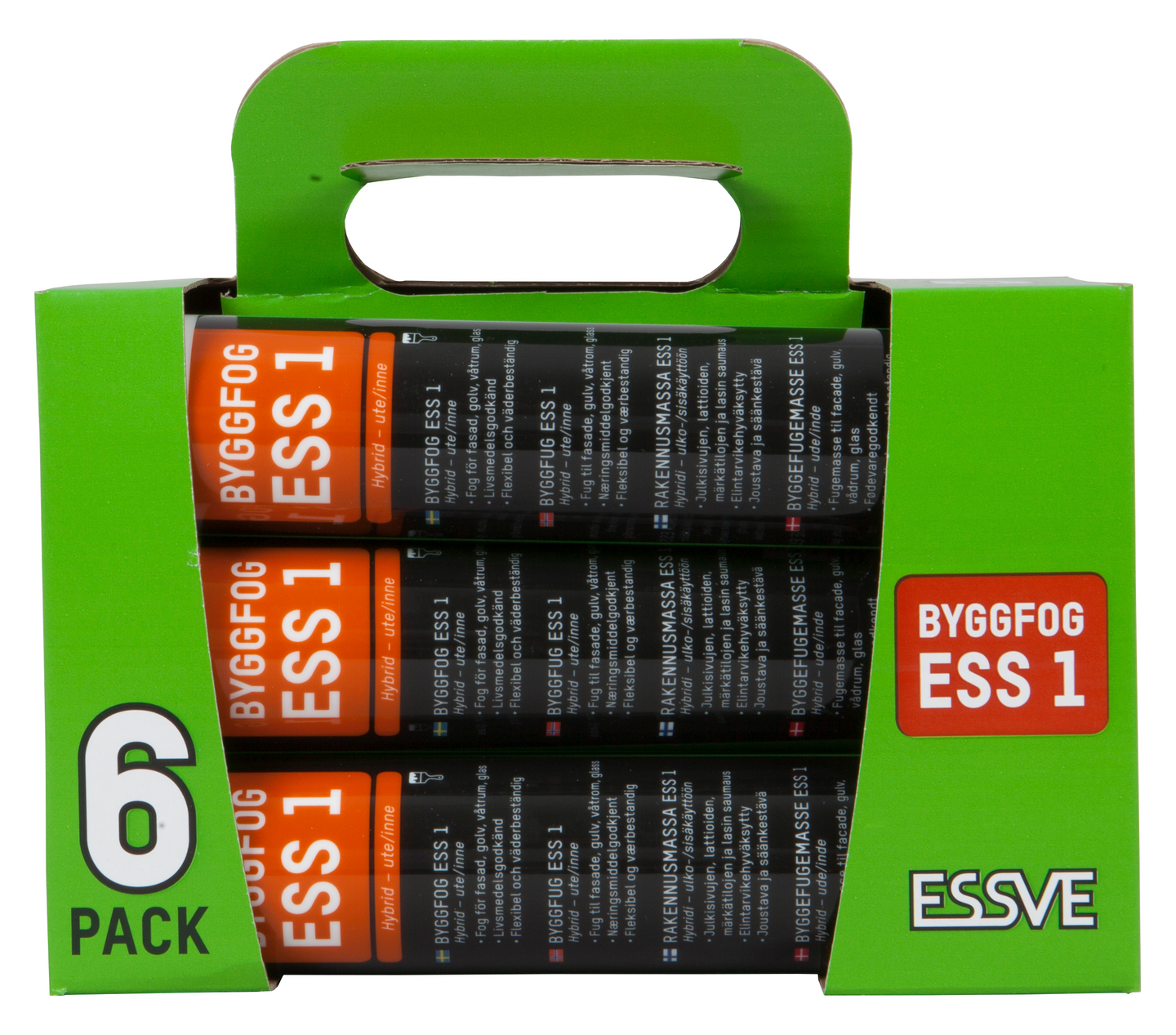 BYGGFOG ESS1 SVART PATRON