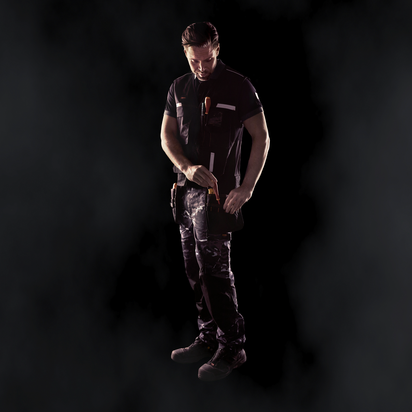 Työhousut PROF Camo