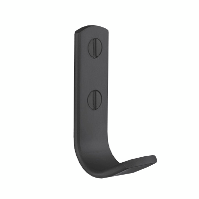 Koukku Beslagsboden 63mm BB1043 mattamusta